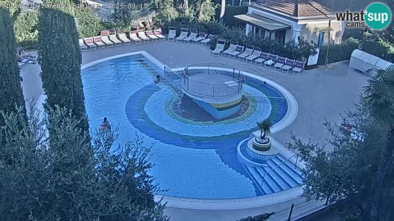 Villaggio Mare Blu pool LIVE webcam Bibione Pineda – Italy
