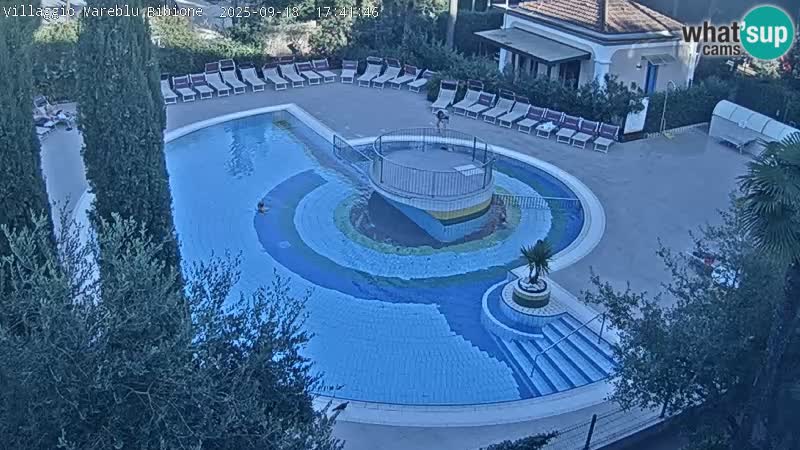 Villaggio Mare Blu pool LIVE webcam Bibione Pineda – Italy