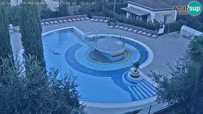 Villaggio Mare Blu pool LIVE webcam Bibione Pineda – Italy