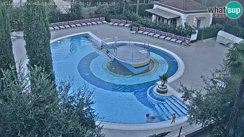 Villaggio Mare Blu pool LIVE webcam Bibione Pineda – Italy