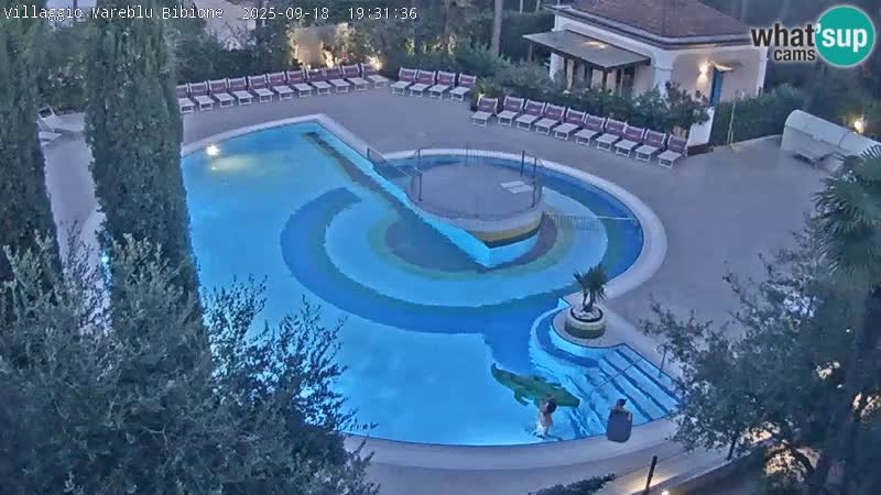 Villaggio Mare Blu pool LIVE webcam Bibione Pineda – Italy