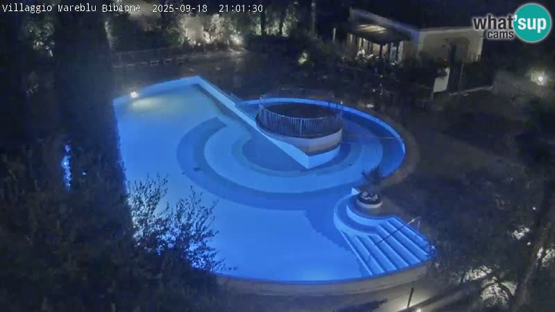 Piscina Villaggio Mare Blu webcam LIVE Bibione Pineda – Italia