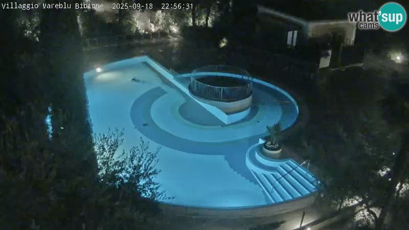 Villaggio Mare Blu bazen UŽIVO web kamera Bibione Pineda – Italija