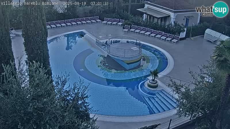 Piscina Villaggio Mare Blu webcam LIVE Bibione Pineda – Italia