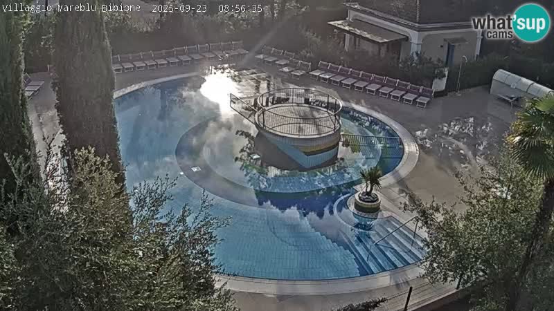 Villaggio Mare Blu piscine LIVE webcam Bibione Pineda – Italie