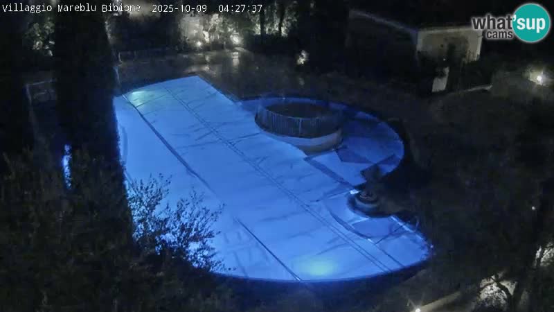 Villaggio Mare Blu bazen UŽIVO web kamera Bibione Pineda – Italija