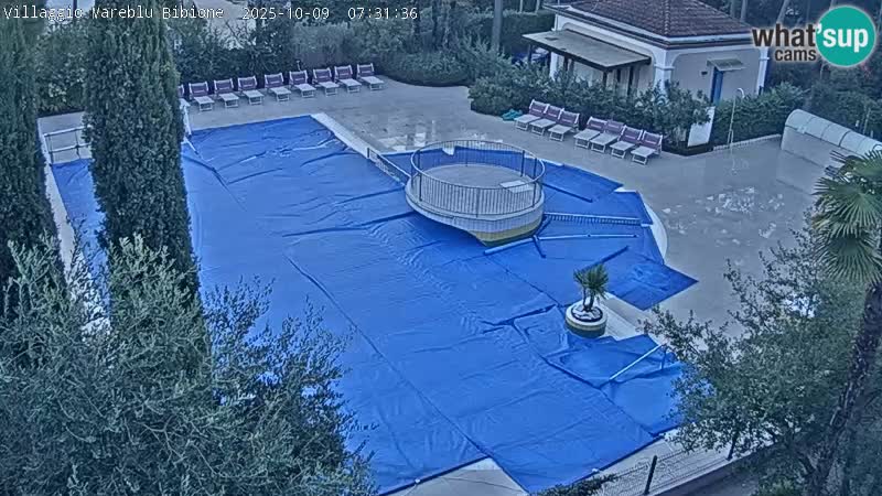 Villaggio Mare Blu pool LIVE webcam Bibione Pineda – Italy