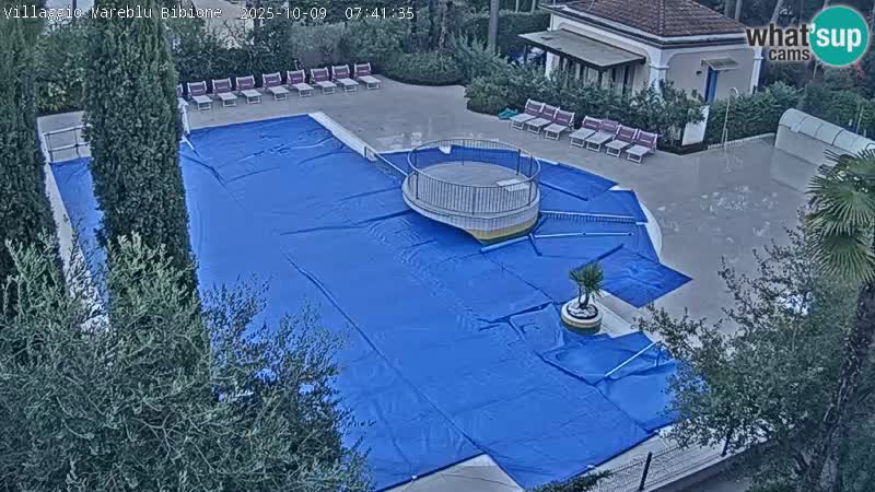 Villaggio Mare Blu Pool LIVE-Webcam Bibione Pineda – Italien