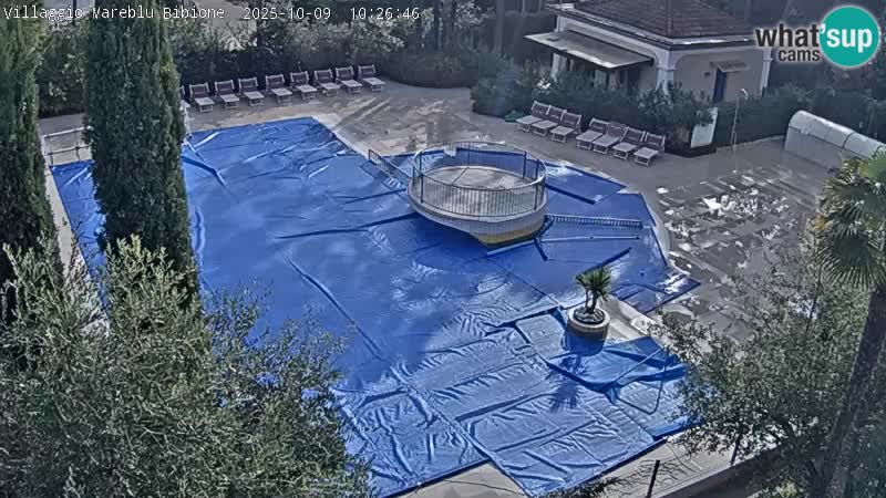 Piscina Villaggio Mare Blu webcam LIVE Bibione Pineda – Italia