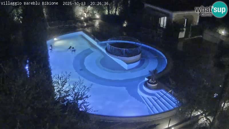 Villaggio Mare Blu bazen Spletna kamera V živo Bibione Pineda – Italija
