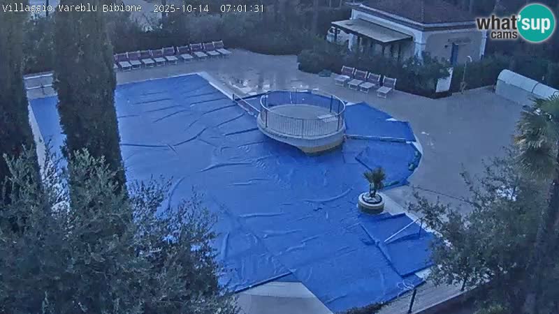 Villaggio Mare Blu piscine LIVE webcam Bibione Pineda – Italie