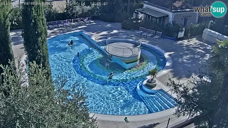 Villaggio Mare Blu pool LIVE webcam Bibione Pineda – Italy