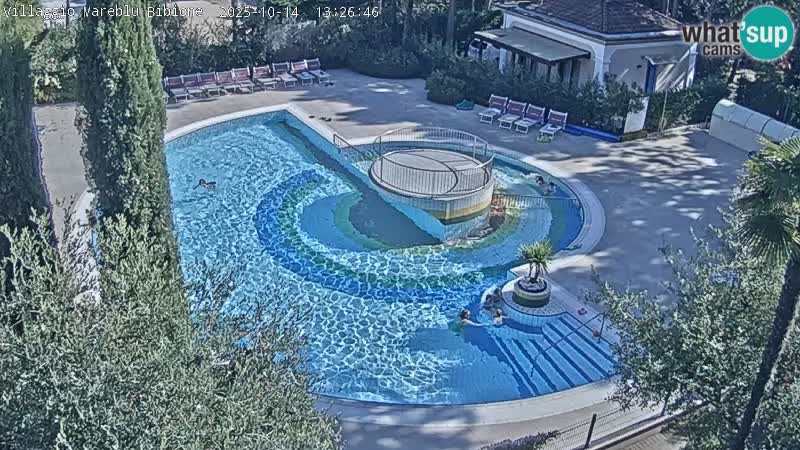 Villaggio Mare Blu pool LIVE webcam Bibione Pineda – Italy
