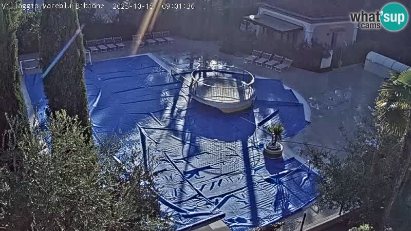 Villaggio Mare Blu pool LIVE webcam Bibione Pineda – Italy