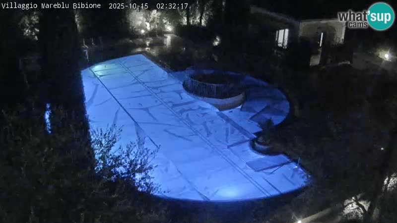 Villaggio Mare Blu bazen UŽIVO web kamera Bibione Pineda – Italija