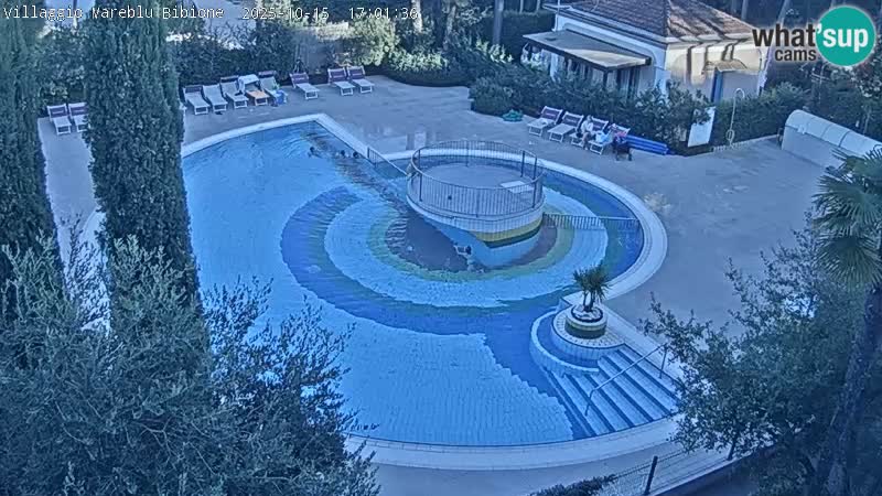 Piscina Villaggio Mare Blu webcam LIVE Bibione Pineda – Italia
