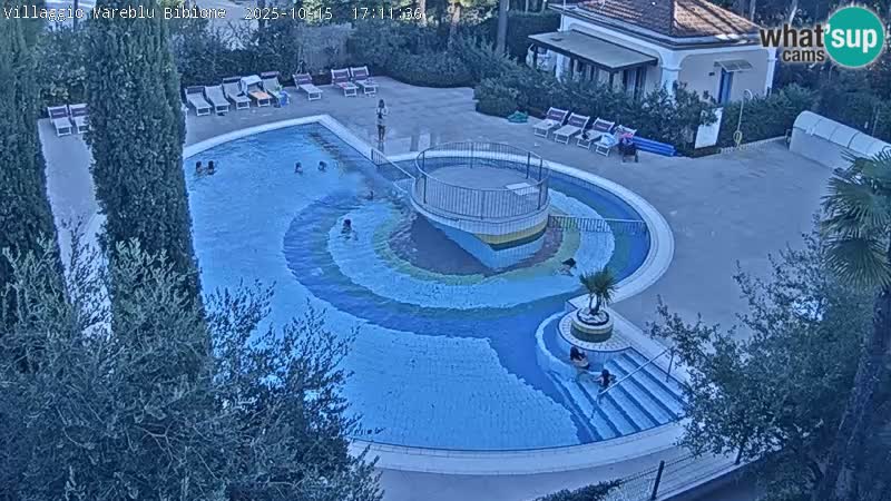 Piscina Villaggio Mare Blu webcam LIVE Bibione Pineda – Italia