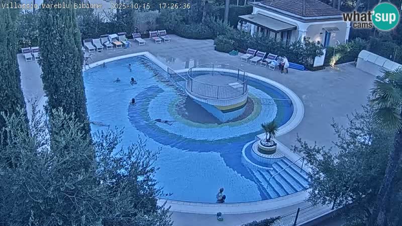 Piscina Villaggio Mare Blu EN VIVO webcam Bibione Pineda – Italia