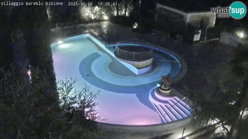 Piscina Villaggio Mare Blu EN VIVO webcam Bibione Pineda – Italia