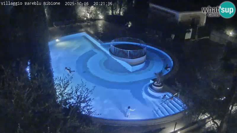Piscina Villaggio Mare Blu webcam LIVE Bibione Pineda – Italia