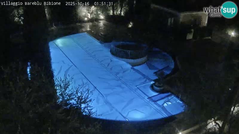 Villaggio Mare Blu bazen Spletna kamera V živo Bibione Pineda – Italija