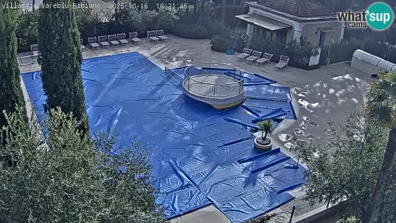 Villaggio Mare Blu pool LIVE webcam Bibione Pineda – Italy