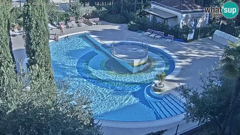 Villaggio Mare Blu pool LIVE webcam Bibione Pineda – Italy