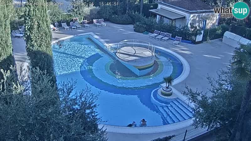 Villaggio Mare Blu pool LIVE webcam Bibione Pineda – Italy