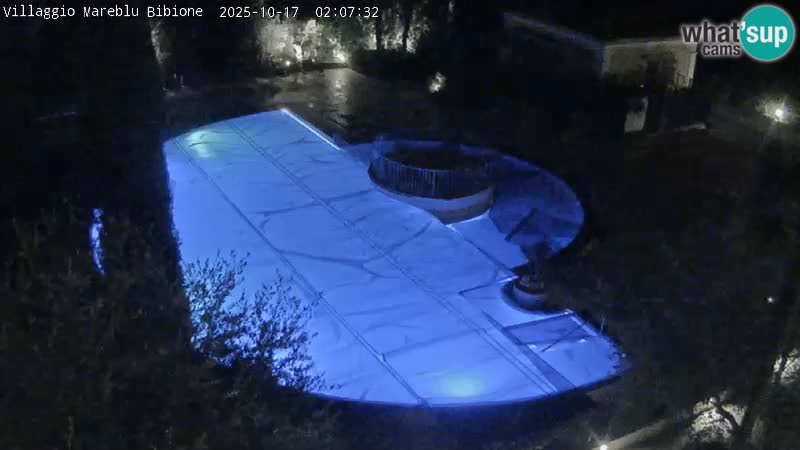 Villaggio Mare Blu bazen Spletna kamera V živo Bibione Pineda – Italija