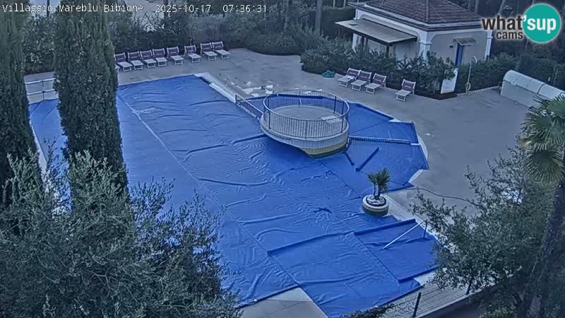 Piscina Villaggio Mare Blu webcam LIVE Bibione Pineda – Italia