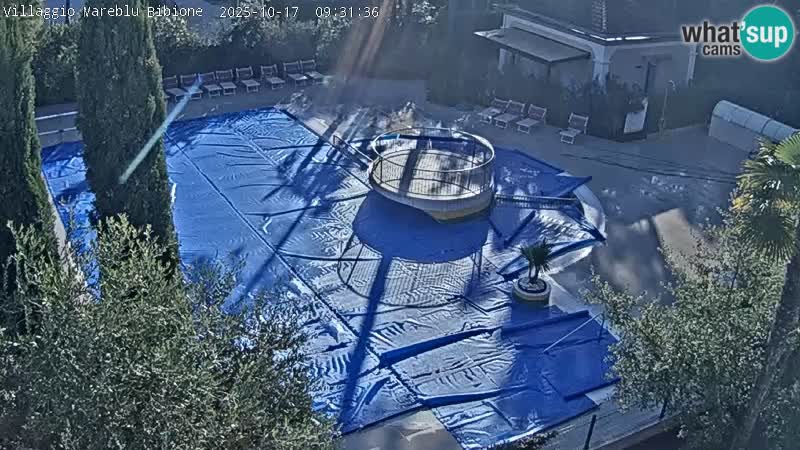 Piscina Villaggio Mare Blu webcam LIVE Bibione Pineda – Italia
