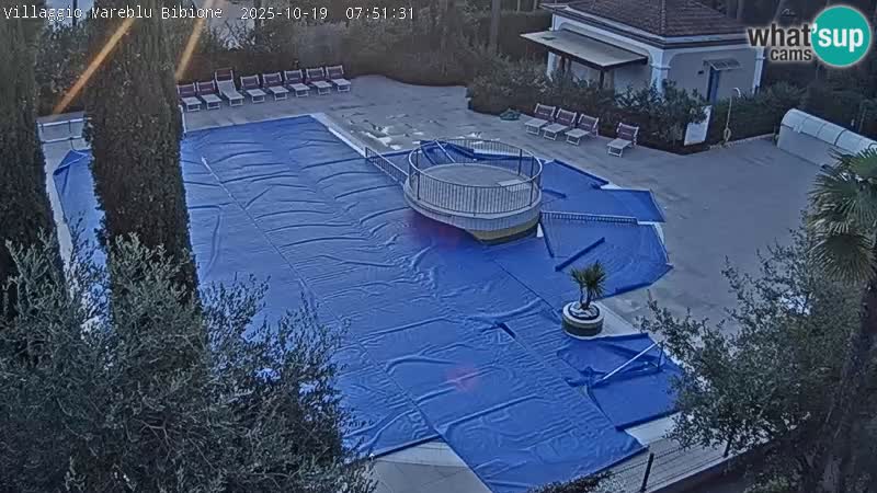 Villaggio Mare Blu pool LIVE webcam Bibione Pineda – Italy