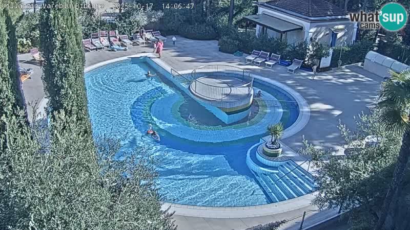 Piscina Villaggio Mare Blu EN VIVO webcam Bibione Pineda – Italia