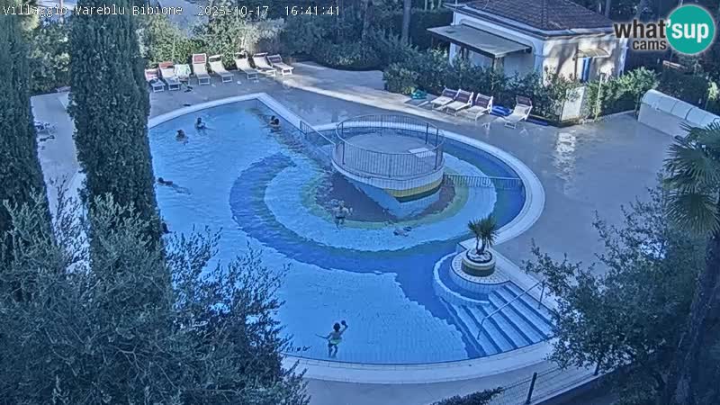 Piscina Villaggio Mare Blu EN VIVO webcam Bibione Pineda – Italia