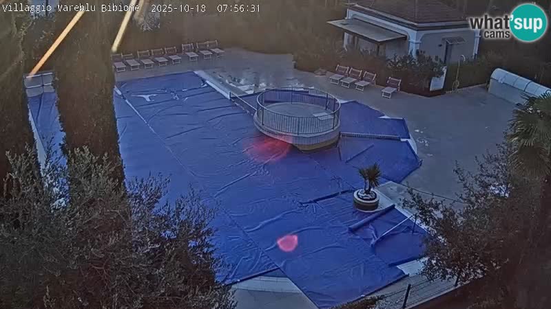 Villaggio Mare Blu pool LIVE webcam Bibione Pineda – Italy