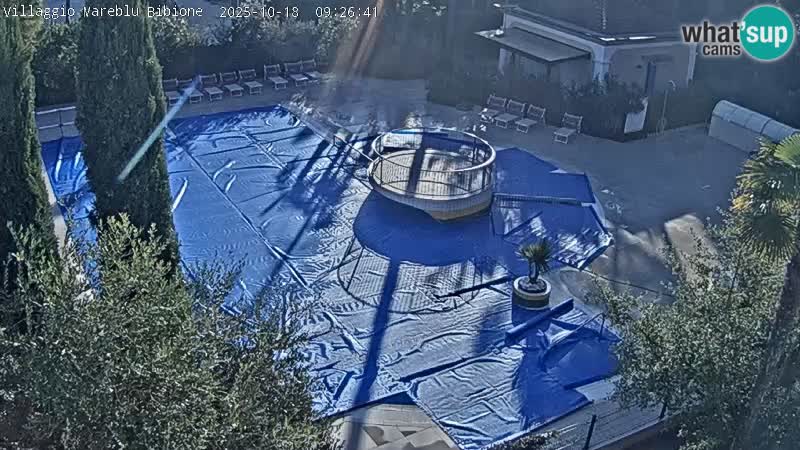 Villaggio Mare Blu pool LIVE webcam Bibione Pineda – Italy
