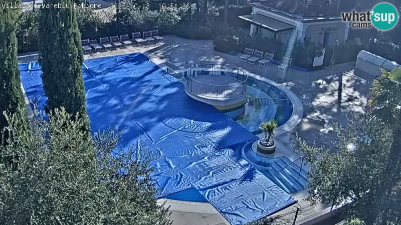 Villaggio Mare Blu pool LIVE webcam Bibione Pineda – Italy