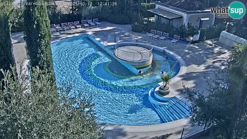 Piscina Villaggio Mare Blu webcam LIVE Bibione Pineda – Italia