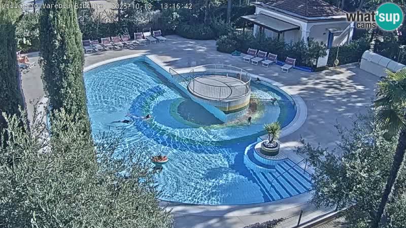 Piscina Villaggio Mare Blu webcam LIVE Bibione Pineda – Italia