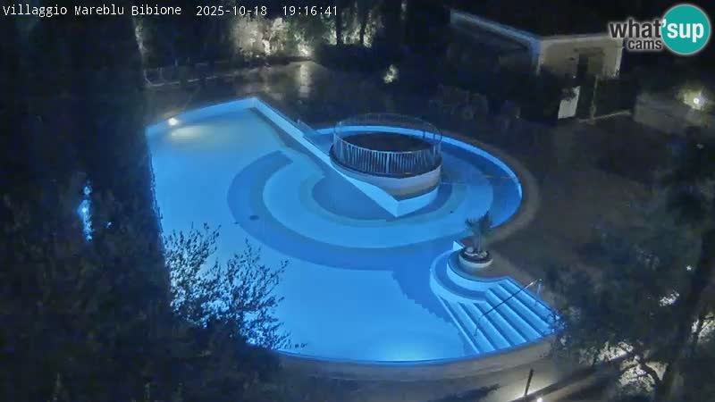 Villaggio Mare Blu pool LIVE webcam Bibione Pineda – Italy