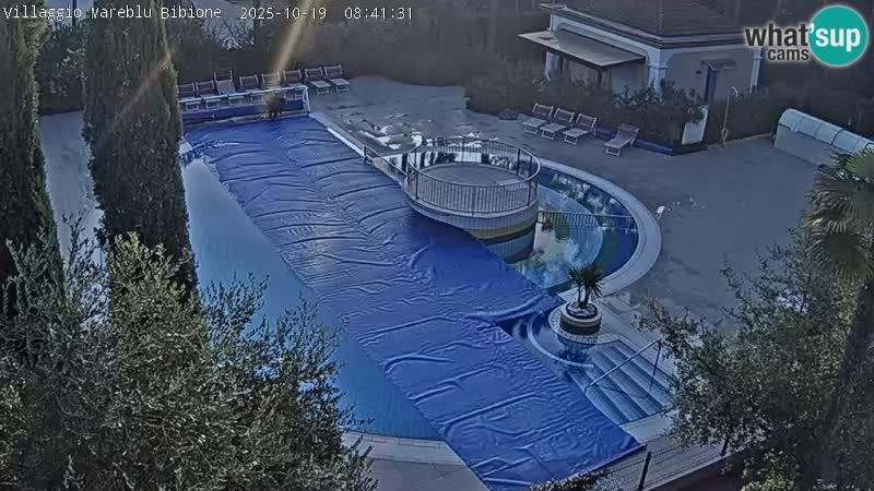Piscina Villaggio Mare Blu EN VIVO webcam Bibione Pineda – Italia