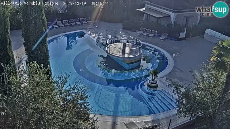 Piscina Villaggio Mare Blu webcam LIVE Bibione Pineda – Italia