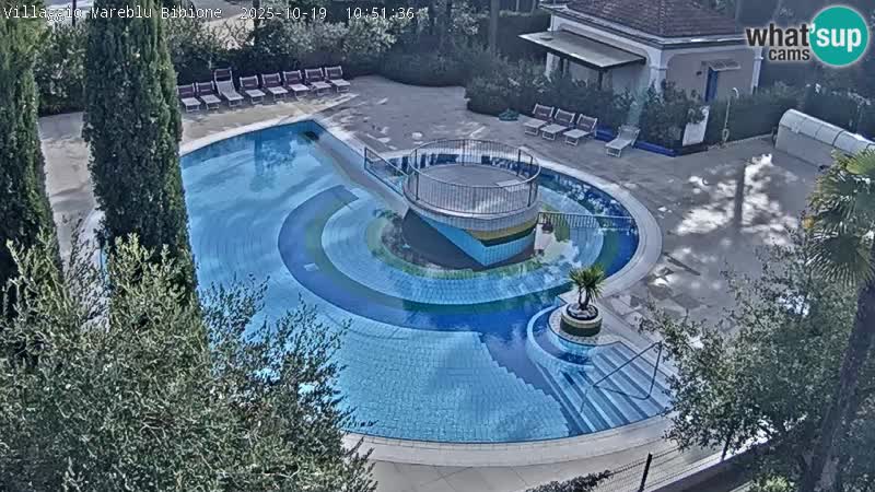 Piscina Villaggio Mare Blu webcam LIVE Bibione Pineda – Italia