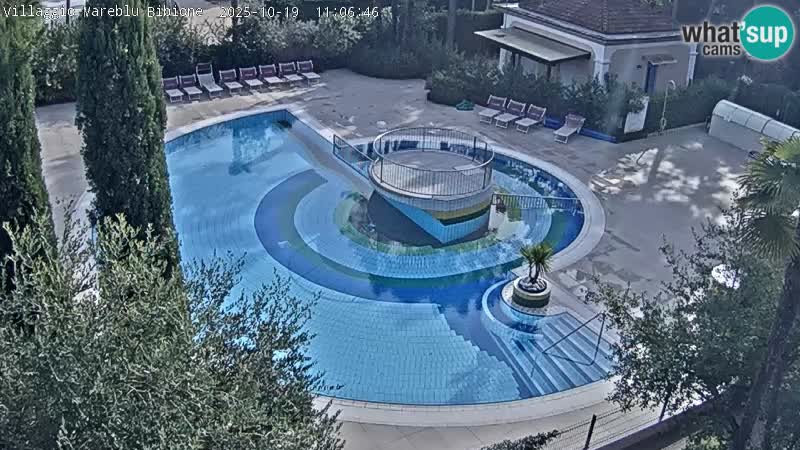 Villaggio Mare Blu piscine LIVE webcam Bibione Pineda – Italie