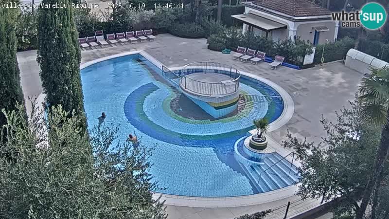 Piscina Villaggio Mare Blu webcam LIVE Bibione Pineda – Italia