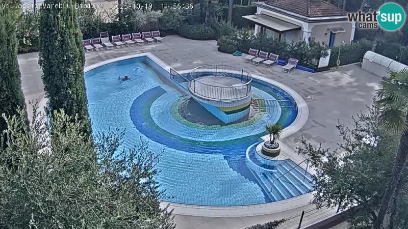 Piscina Villaggio Mare Blu webcam LIVE Bibione Pineda – Italia