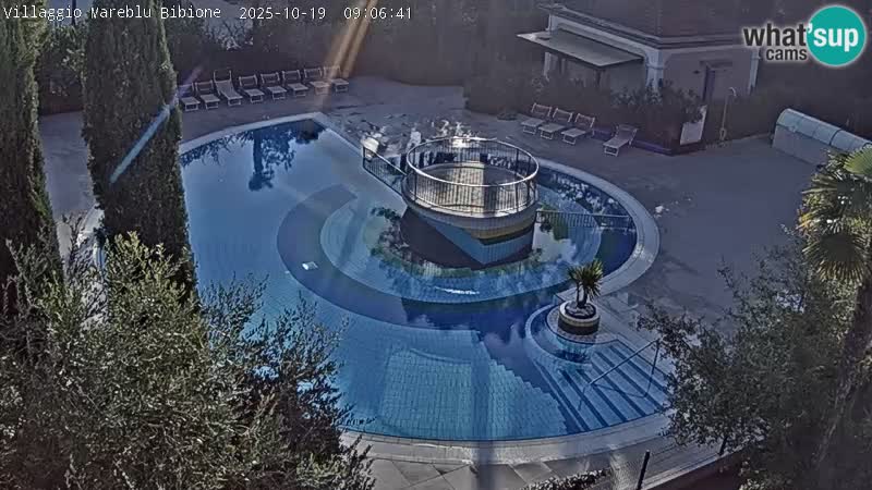 Piscina Villaggio Mare Blu webcam LIVE Bibione Pineda – Italia