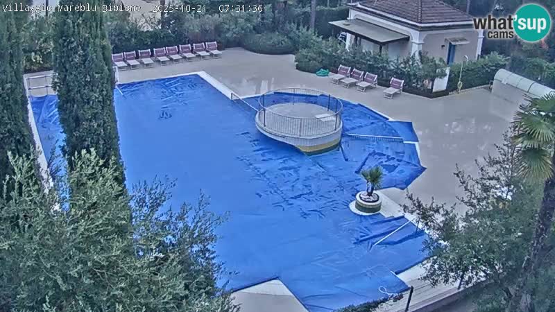 Villaggio Mare Blu piscine LIVE webcam Bibione Pineda – Italie