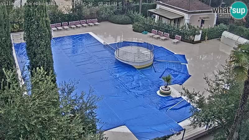Piscina Villaggio Mare Blu webcam LIVE Bibione Pineda – Italia