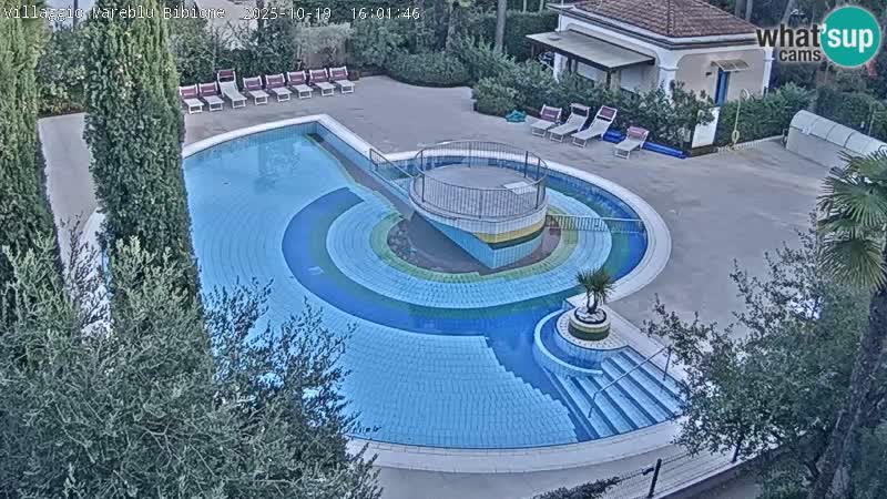 Villaggio Mare Blu Pool LIVE-Webcam Bibione Pineda – Italien